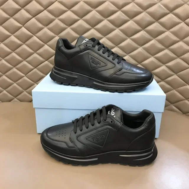 Prada Cloudbust Black Leather Lifestyle Sneakers 7