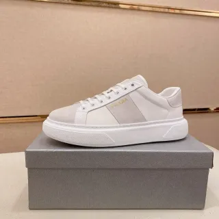 Prada Cloudbust Two-Tone White and Gray Lifestyle Sneakers