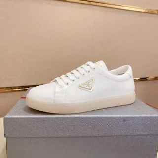 Prada Cloudbust Zapatillas Lifestyle de Cuero Blanco