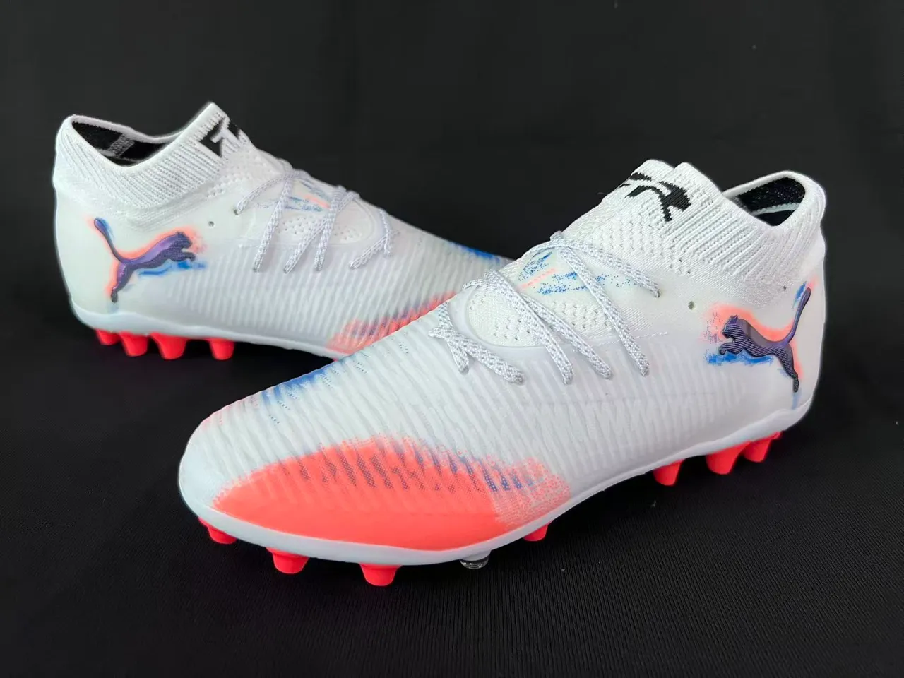 Puma Future Z Gradient White Red Blue Firm-Ground Zapatos de fútbol 7