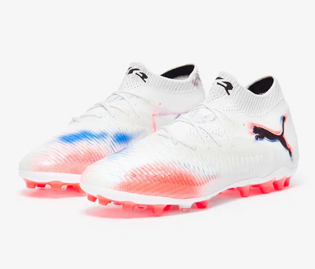 Puma Future Z Gradient White Red Blue Firm-Ground Zapatos de fútbol 11