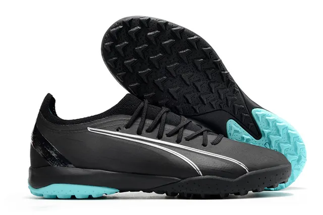 Puma কমলা রূপালী Sock-Fit Knit Upper Low-Profile Studs Turf সকার জুতা 7
