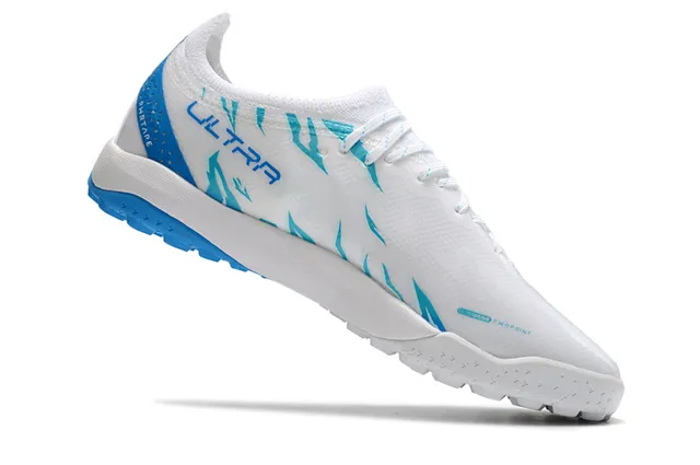Puma কমলা রূপালী Sock-Fit Knit Upper Low-Profile Studs Turf সকার জুতা 23