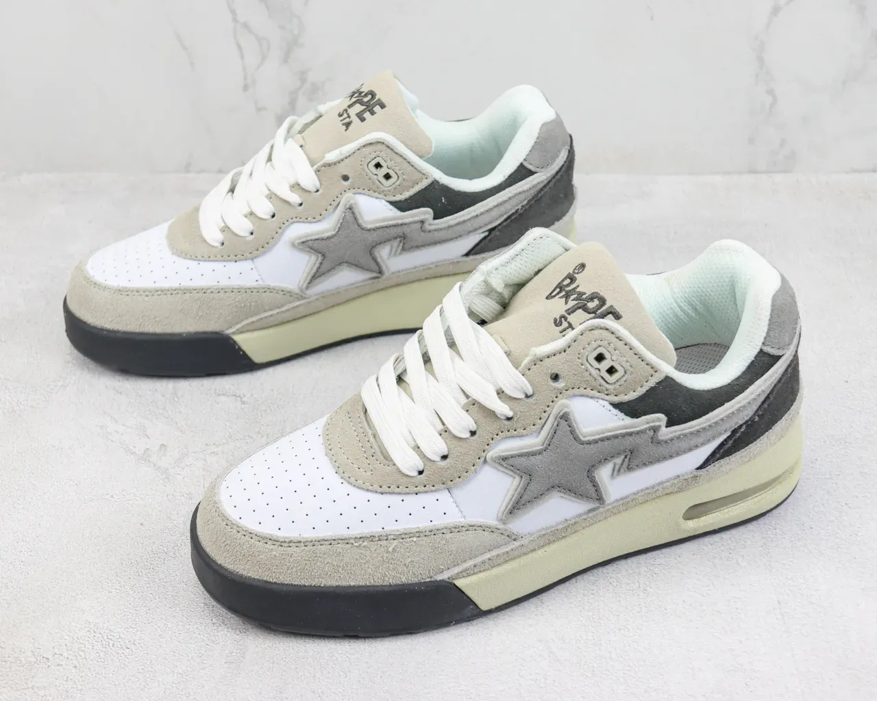 Puma Star Runner بني رمادي أبيض حذاء لايف ستايل 4