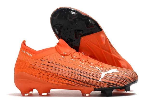 Puma Ultra Multicolor Zapatos de Fútbol con Upper de Tejido Blanco y Silueta de Bajo Corte en Superficie Firme 2