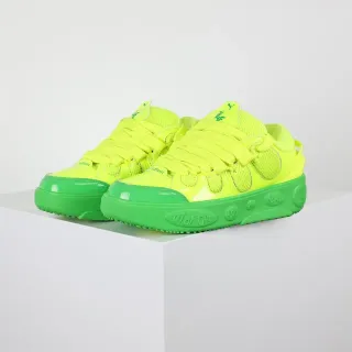 Puma Yellow Green Neon Two-Tone Mesh And Synthetic Overlay Upper Chunky Sneakers