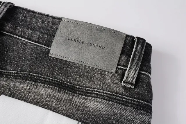 Purple Brand Jeans Slim-Fit com salpicaduras de tinta desgastadas 4