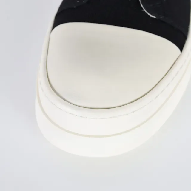 Rick Owens DRKSHDW Geobasket Black Off-White Platform Lifestyle Sneakers 5