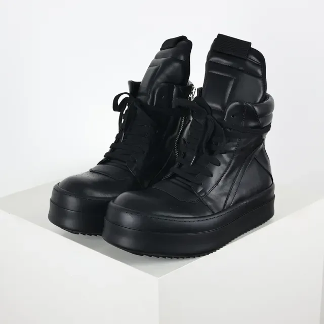 Rick Owens Ramones Bottes de cheville plateforme noires 2