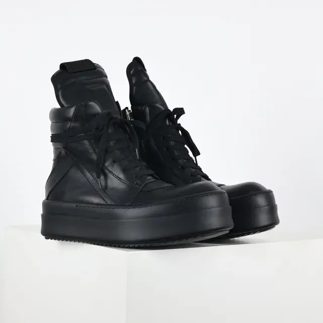 Rick Owens Ramones Bottes de cheville plateforme noires 3