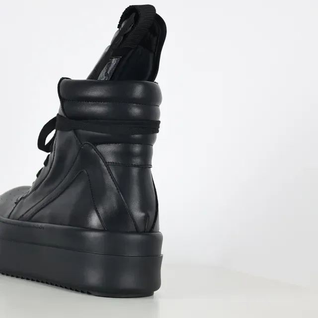 Rick Owens Ramones Bottes de cheville plateforme noires 4