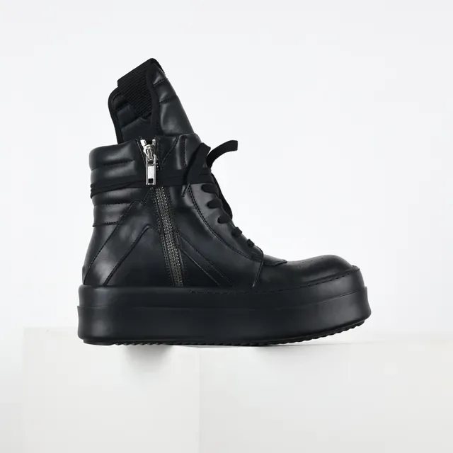 Rick Owens Ramones Bottes de cheville plateforme noires 7