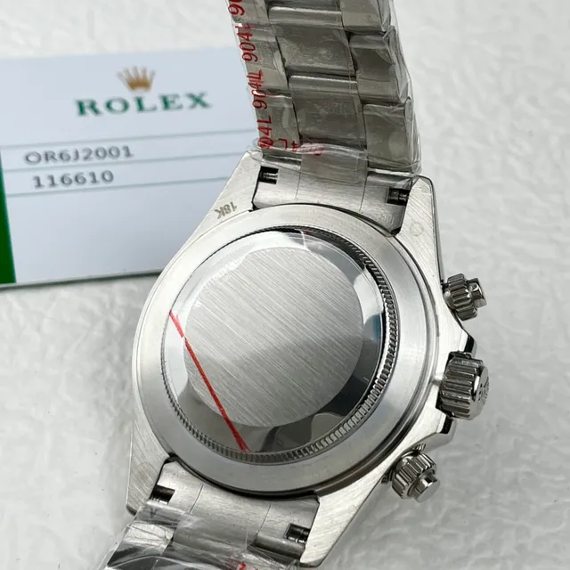 Rolex Cosmograph Daytona Textured Gray Dial Stainless Steel Mechanical Watch 4