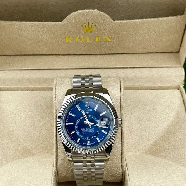 Rolex Sky-Dweller Blue Dial Stainless Steel Mechanical Watch 3