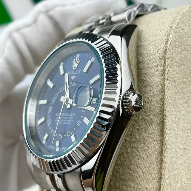 Rolex Sky-Dweller Blue Dial Stainless Steel Mechanical Watch 6
