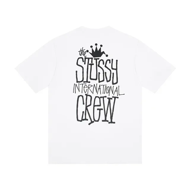 T-shirt Stussy International Crew imprimé graphique 3