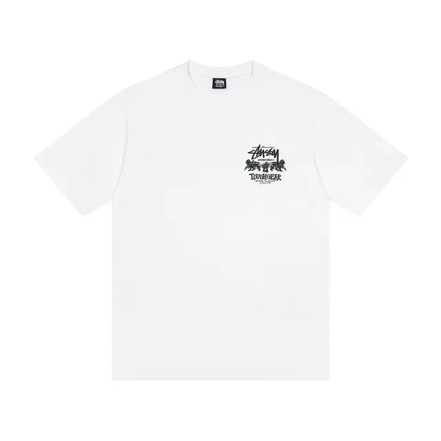 Camiseta Stussy Toughgear estampa gráfica gola redonda 3