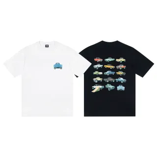 Stussy Truck Graphic Print Crew-Neck T-Shirt