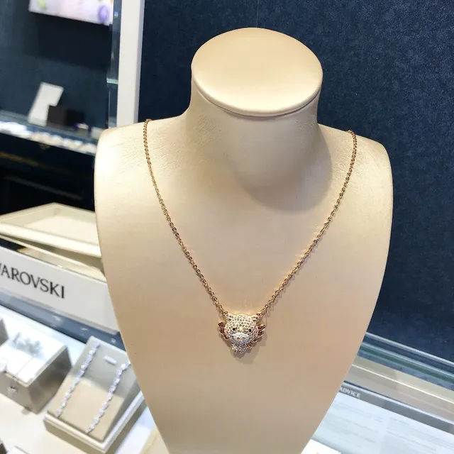 Swarovski Pig Charm Crystal Pendant Necklace 4