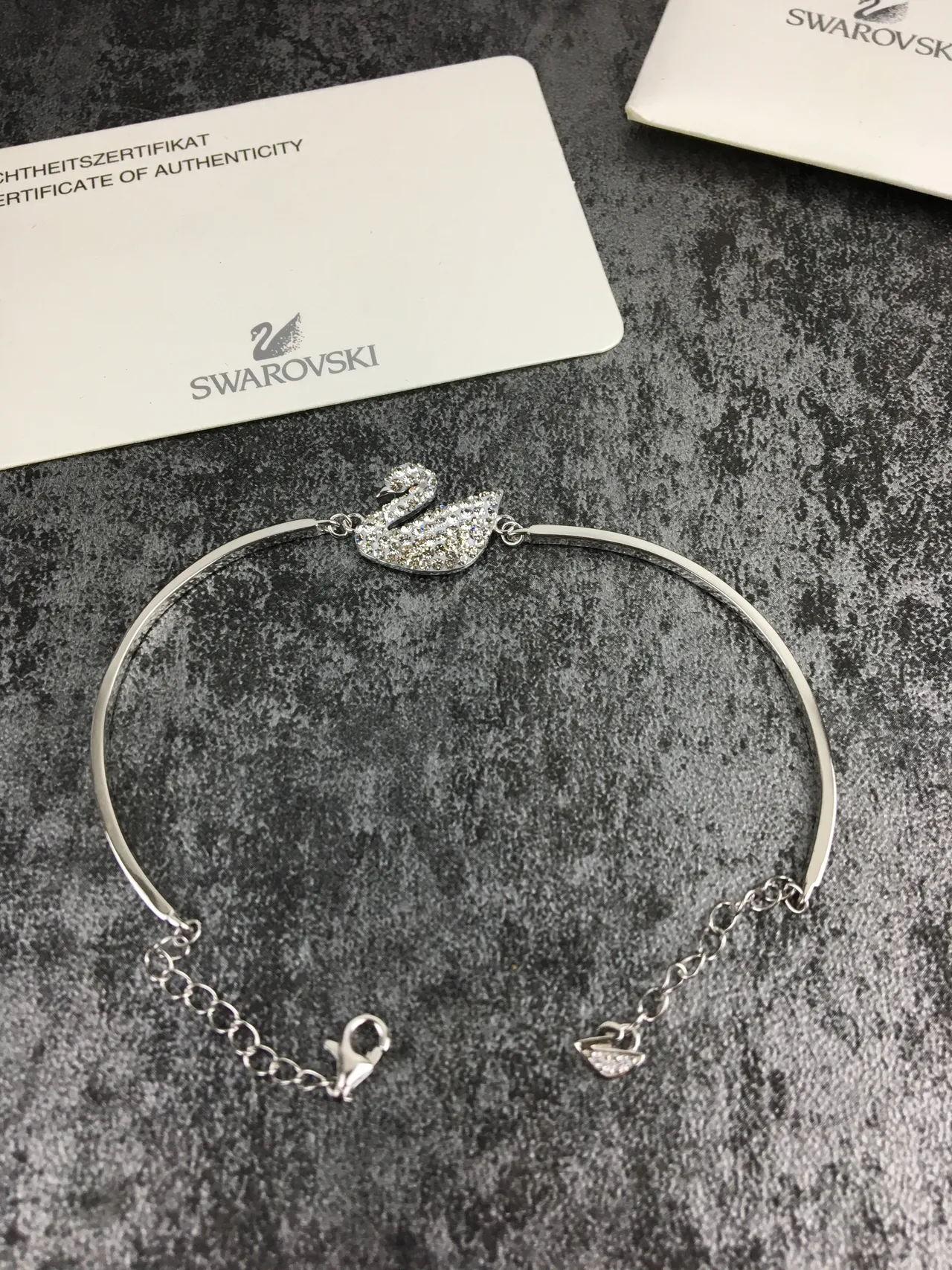 Swarovski Swan Crystal-Encrusted Open Bangle Bracelet 4