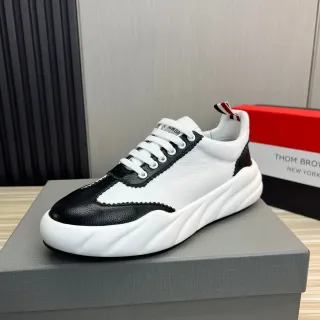 Thom Browne Runner Two-Tone Leather Chunky Sneaker