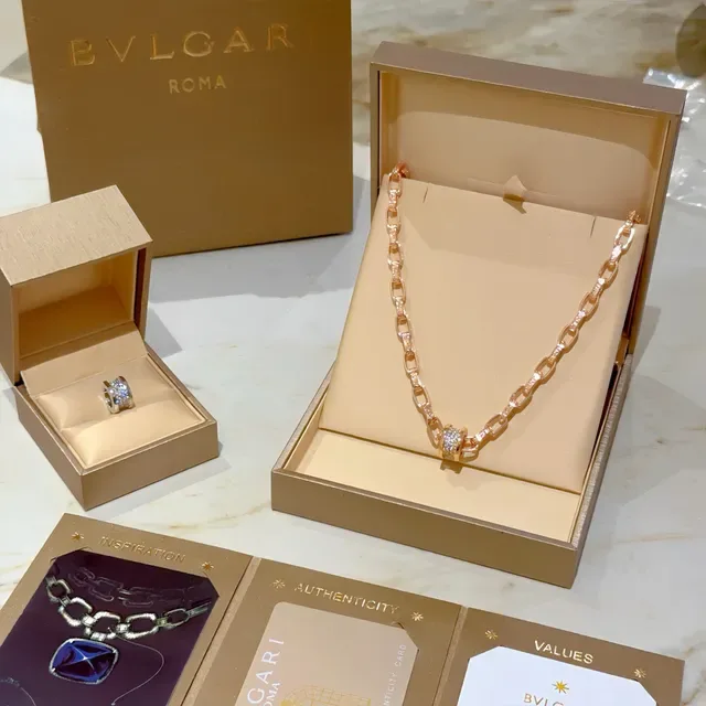 Tiffany & Co. HardWear Oro Rosa Pavé Diamantes Colar de Eslabones 7