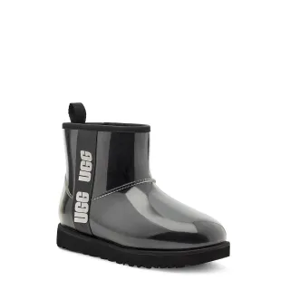 UGG 黑色透明半透明有光泽雪靴