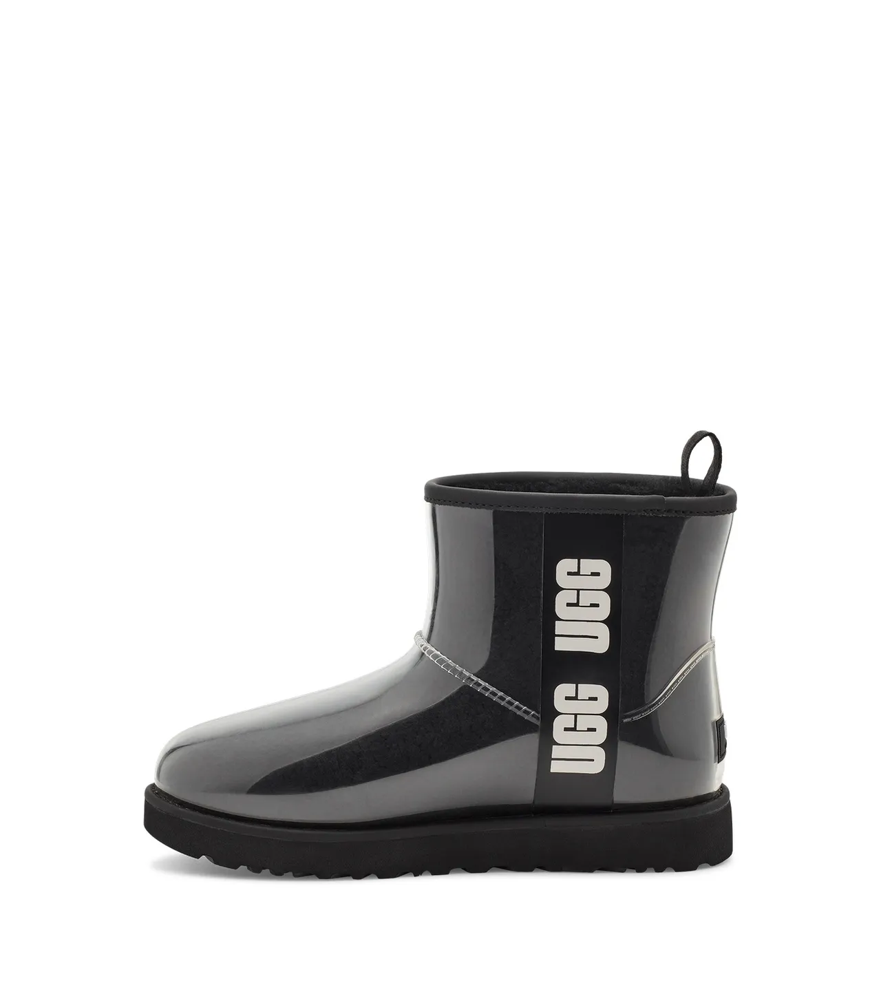 UGG 黑色透明半透明有光泽雪靴 3