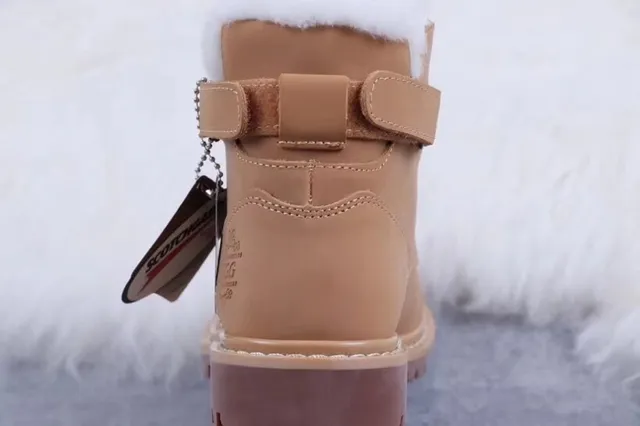 UGG भूरा सफेद लेस-अप शियरलिंग-लाइन्ड एंक्ल बूट्स 3