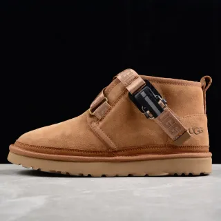 UGG 棕色麂皮系带雪靴