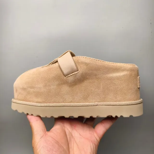 UGG Tasman भूरा सुड T-strap मरी जेन जूते 6