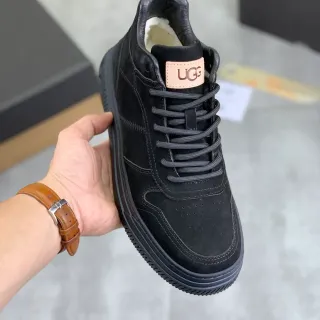 UGG Tasman Black Beige Suede Upper Platform Sole Lifestyle Sneakers — UGG catalogue photo from WWTop Yupoo