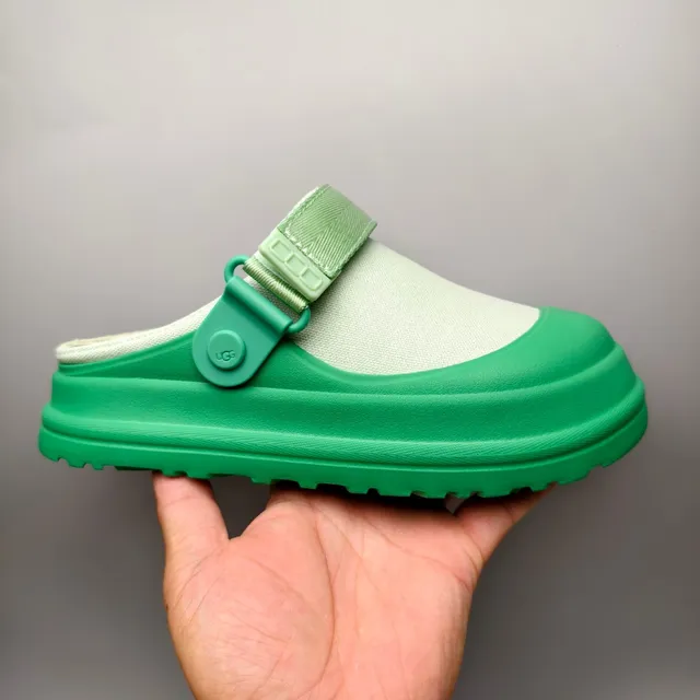 UGG Tasman Green Two-Tone Clog 2