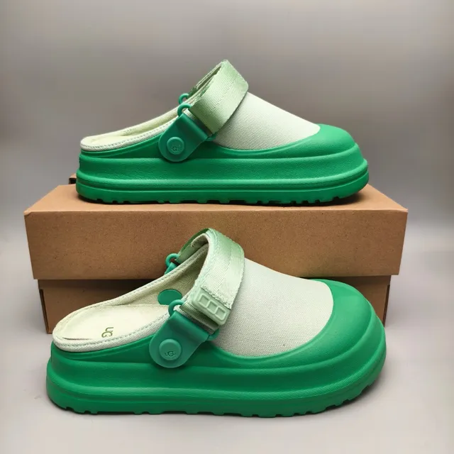 UGG Tasman Green Two-Tone Clog 5