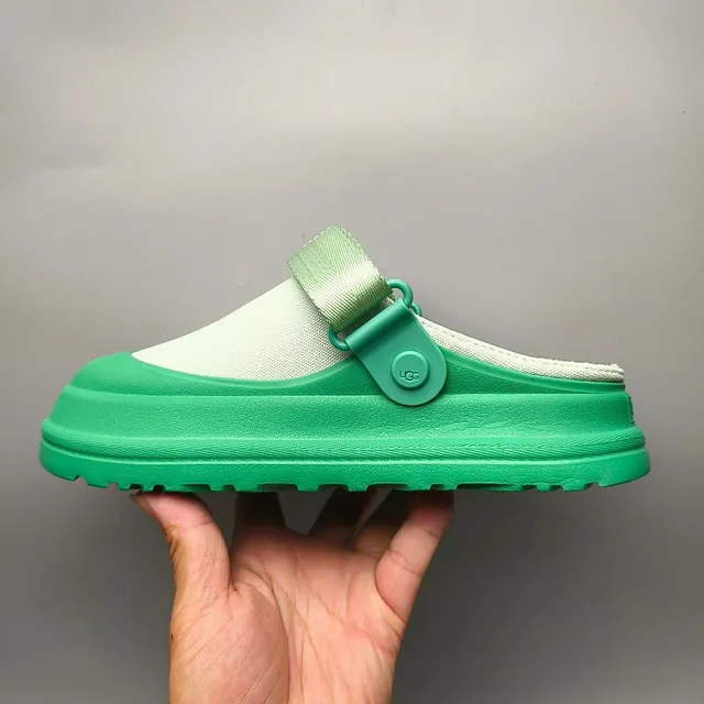 UGG Tasman Green Two-Tone Clog 7