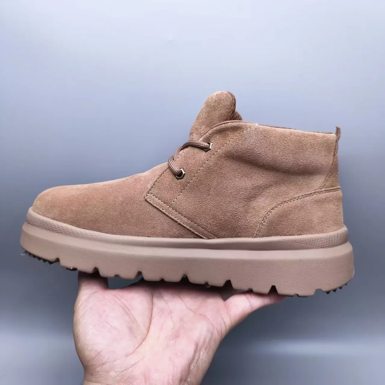 UGG Tasman Tan bottes à la cheville en daim lacées 2