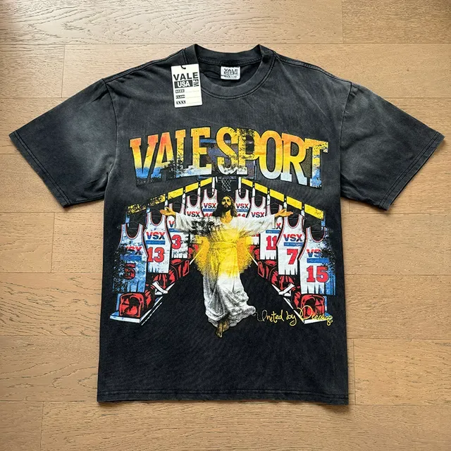 Vale Forever Acid-Wash Black Graphic T-Shirt 5