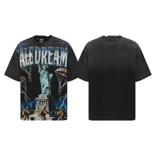 Vale Forever Oversized Distressed Graphic T-Shirt