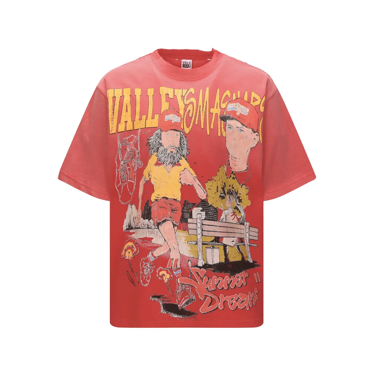 Vale Forever Valley Smashers Summer Dreams Oversized Graphic T-Shirt 7