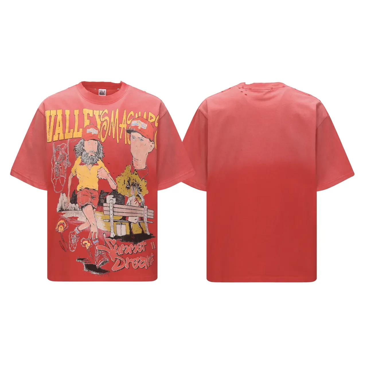 Vale Forever Valley Smashers Summer Dreams Oversized Graphic T-Shirt 8