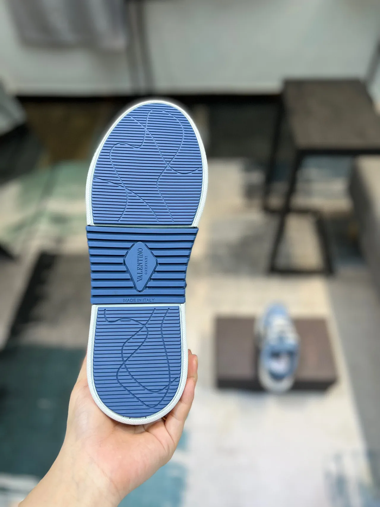 Valentino VLTN Denim Strap Lifestyle Sneakers 8