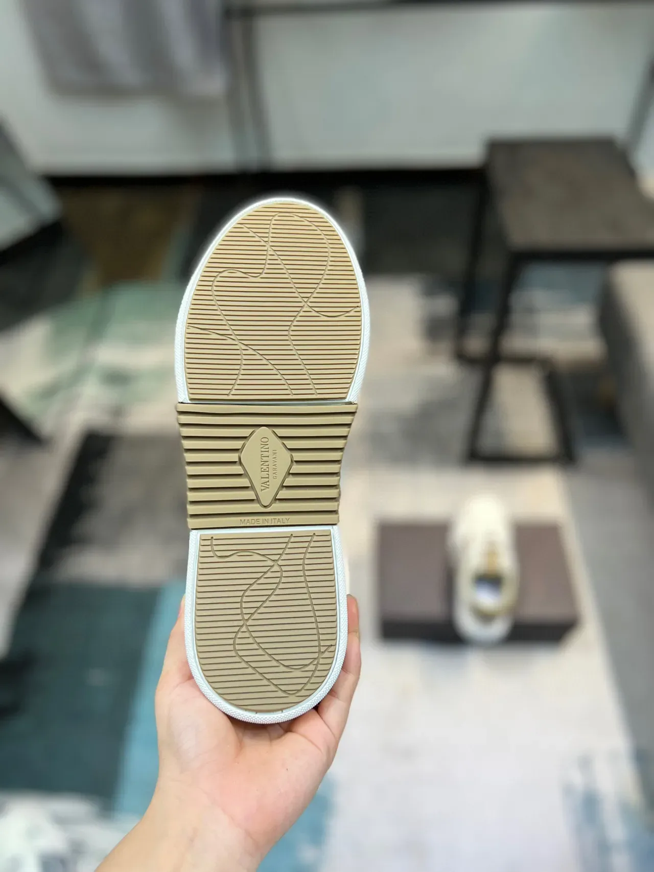 Valentino VLTN Leather Strap Lifestyle Sneaker 9
