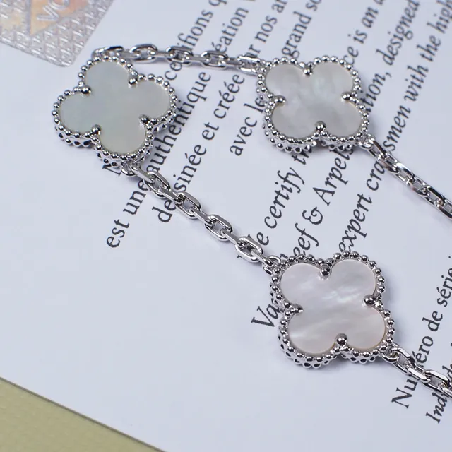 Van Cleef & Arpels Alhambra 五图案 珍珠母贝 手链 6