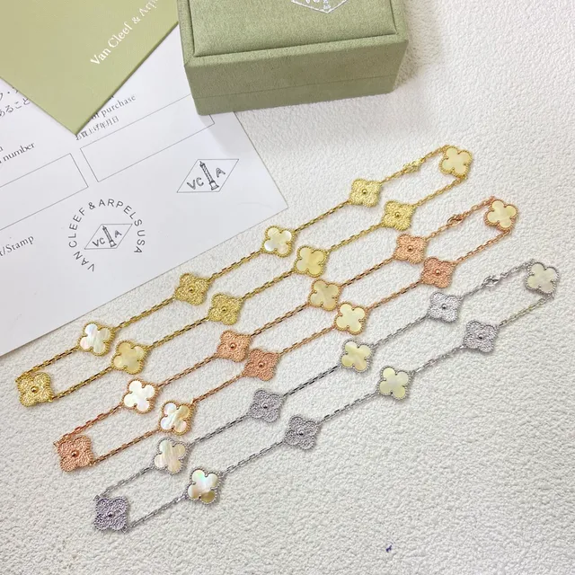 Van Cleef & Arpels Alhambra চার পাতার ক্লোভার মোটিফ ব্রেসলেট 8