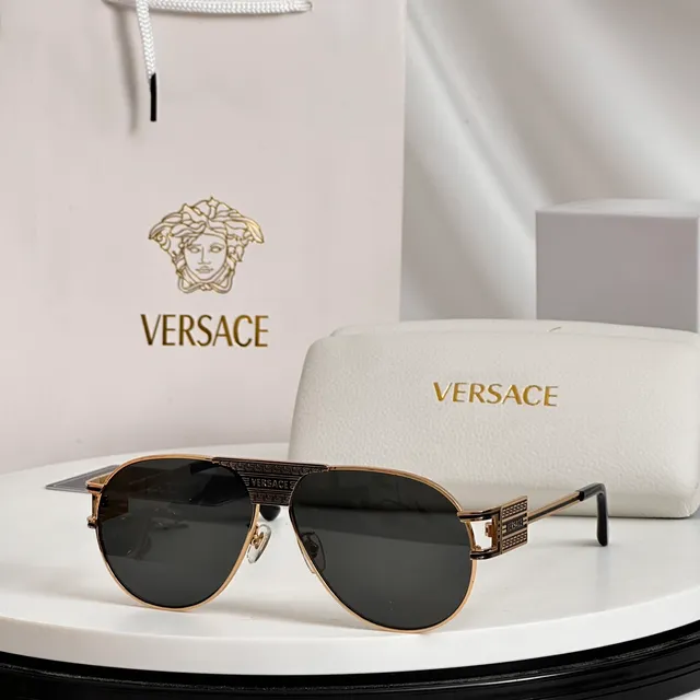 Versace Odissea Óculos de Sol Aviador com Lentes Gradient 4