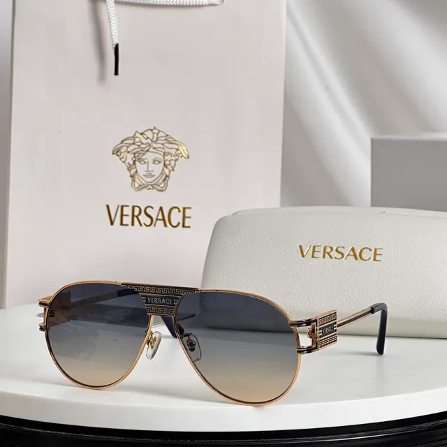 Versace Odissea Óculos de Sol Aviador com Lentes Gradient 5