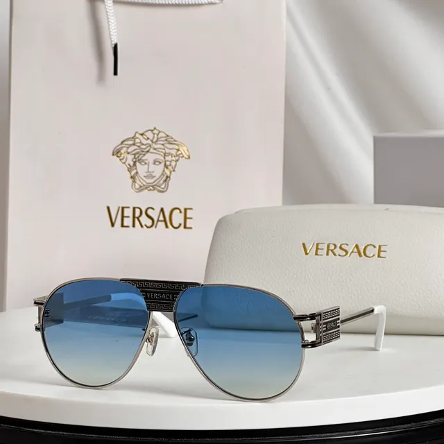 Versace Odissea Óculos de Sol Aviador com Lentes Gradient 8