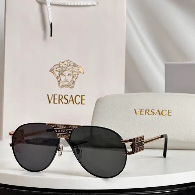 Versace Odissea Óculos de Sol Aviador com Lentes Gradient 9