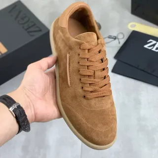 Zegna Suede Low-Top Lifestyle Sneaker