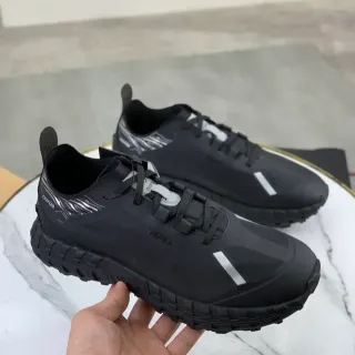Zegna x Norda Black Technical Mesh Lifestyle Sneakers